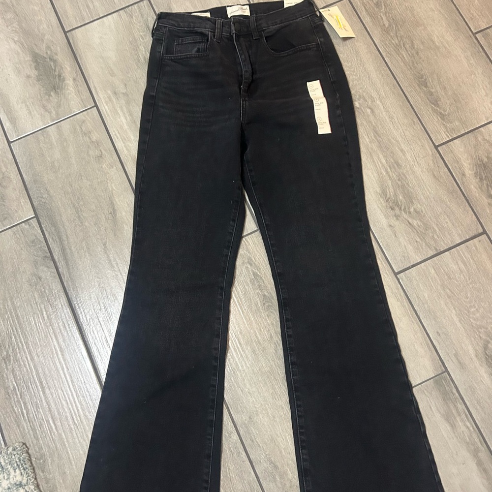 Universal Thread Black Flare Wide Leg Jeans